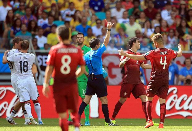 世界杯德国vs葡萄牙佩佩红牌