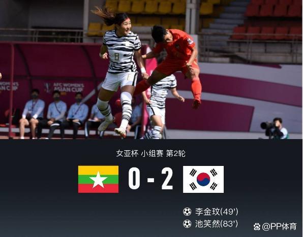 缅甸女足vs韩国女足比分预测