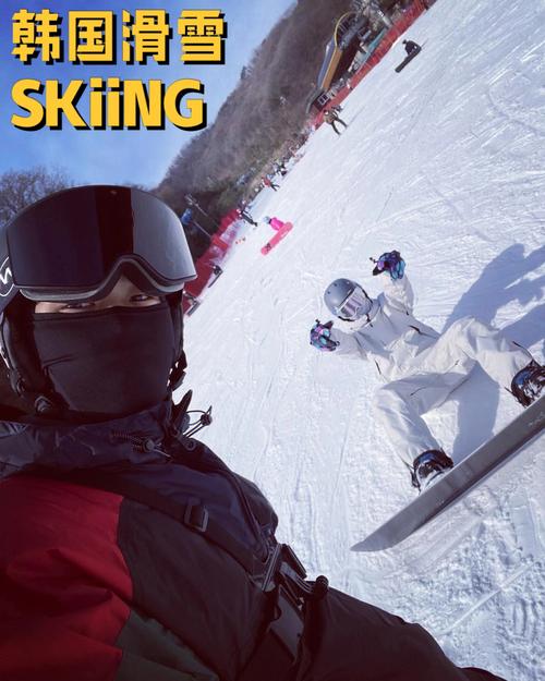 韩国滑雪比赛小动作