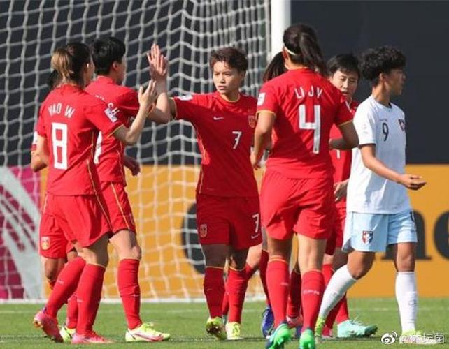 中国女足vs中国台湾出场的相关图片
