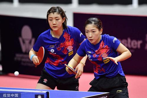日本女乒vs中国台北女双的相关图片