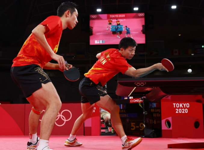 男子乒乓球团体中国vs韩国的相关图片